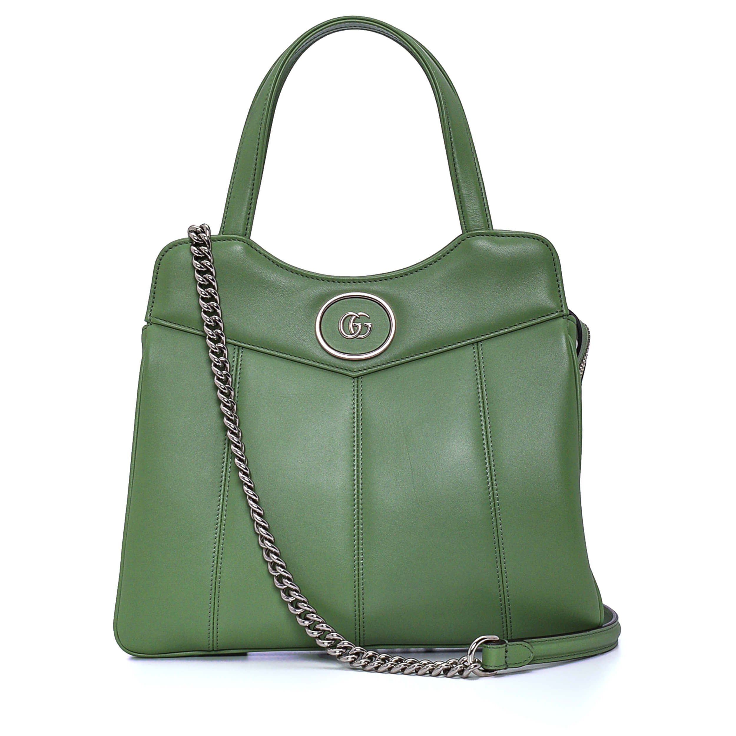 Gucci - Green Petite GG Small Tote Bag